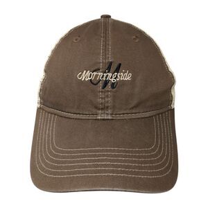 Morningside Strapback Trucker Hat Brown One Size Mesh Back Ahead Extreme